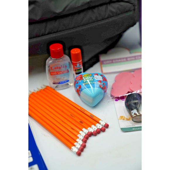 One Story Black Puffer Backpack Bundle -Tan Embark Lunchbox and 25+ School Items - Picture 12 of 16